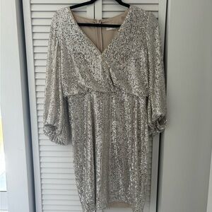 Eliza J Sequin Dress